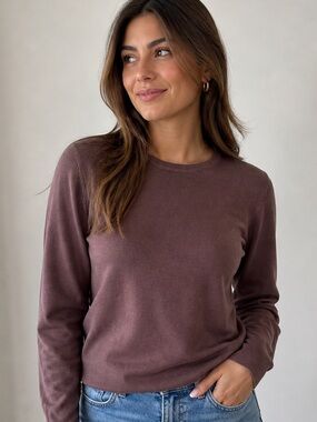 Charter club Crewneck Sweater - Dusty Plum